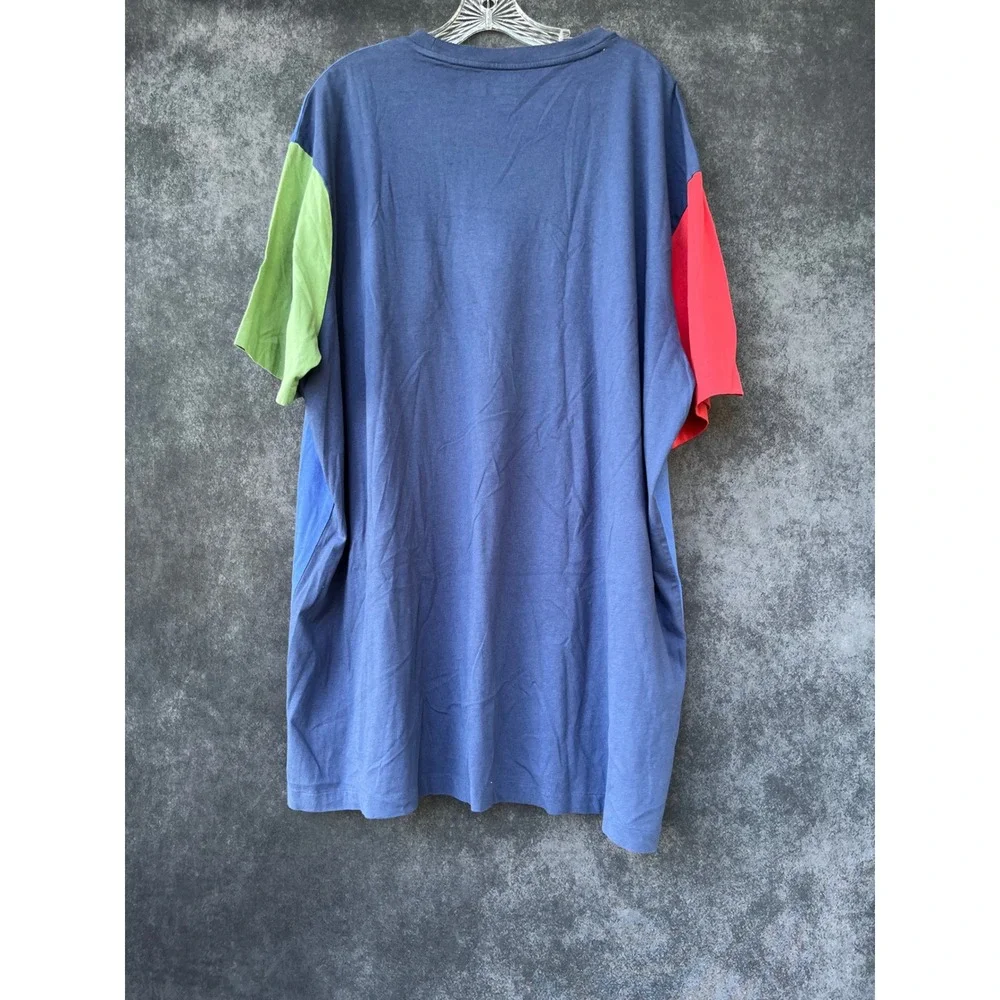 Polo Ralph Lauren Mens 2XLT Colorblock Pocket Pony Logo‎ Preppy Designer Retro